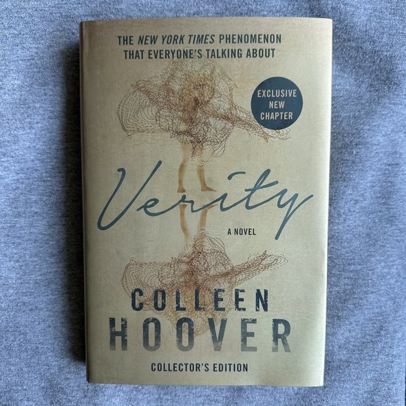colleen hoover Other - Verity by Colleen Hoover Hardcover Collector's Edition Book